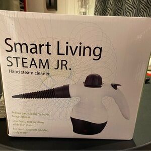 Smart Living Steam Jr. Handheld Cleaner - Black and White